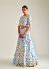 Capri Lehenga Set - Multicoloured