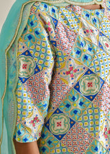 Capri Kurta Lehenga Set - Multi Coloured