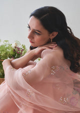 Sia Kurta Sharara Set - Peach