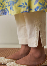 Sia Pleated Kurta Set - Buttercup Yellow