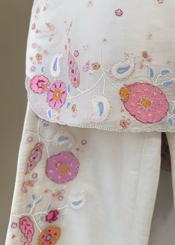 LIZA CO-ORD SET - OFF WHITE