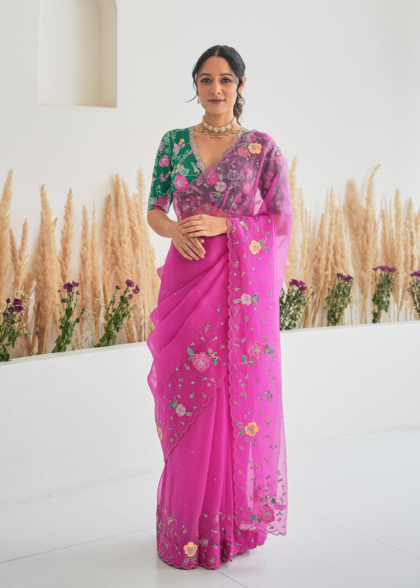 Avril Saree - Magenta