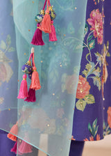 FIZA KURTA SET WITH DUPATTA - PURPLE