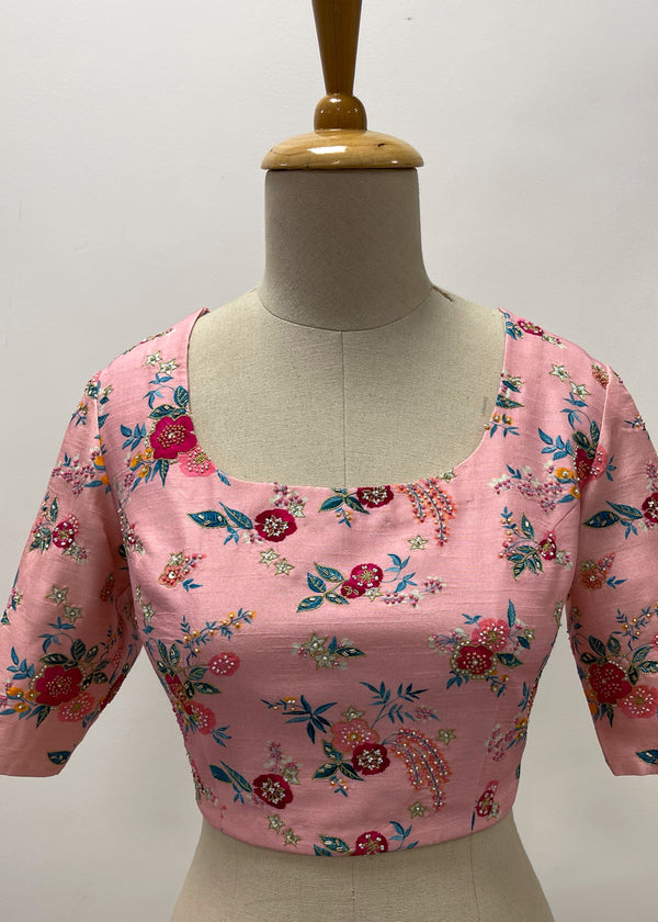 BAHAAR BLOUSE - CORAL BEIGE