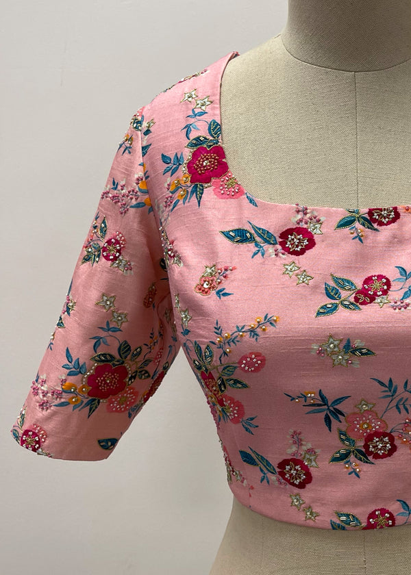 BAHAAR BLOUSE - CORAL BEIGE