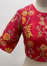 ZULAYA BLOUSE - RED