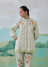 EVARA SHIRT - WARM SAGE