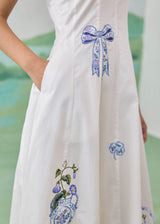 PORCELA FLOW DRESS - IVORY