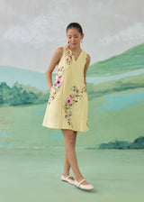 WILLOW  SHIFT DRESS - BUTTER YELLOW