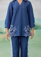 BLUE HOUR COORD SET - DENIM