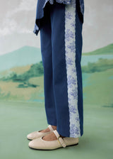 BLUE HOUR SLEEVELESS  COORD SET - DENIM