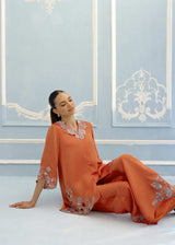SAIRA CO-ORD SET - BURNT ORANGE