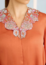 SAIRA CO-ORD SET - BURNT ORANGE