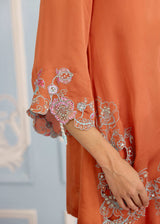 SAIRA CO-ORD SET - BURNT ORANGE