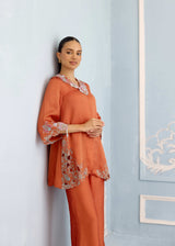 SAIRA CO-ORD SET - BURNT ORANGE