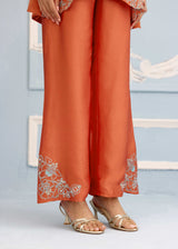 SAIRA CO-ORD SET - BURNT ORANGE