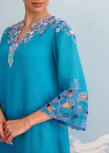 NAYAB FARSHI SET - CERULEAN BLUE