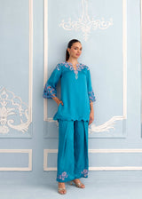 NAYAB FARSHI SET - CERULEAN BLUE