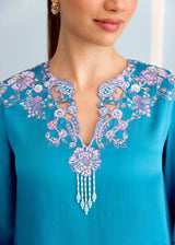 NAYAB FARSHI SET - CERULEAN BLUE