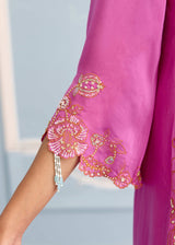 SAIRA CO-ORD SET - RANI PINK