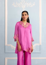 SAIRA CO-ORD SET - RANI PINK