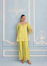 NAYAB FARSHI SET - CITRON YELLOW