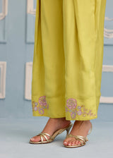 NAYAB FARSHI SET - CITRON YELLOW