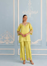 NAYAB FARSHI SET - CITRON YELLOW