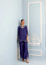 SAIRA CO-ORD SET - DEEP INDIGO