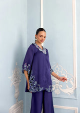 SAIRA CO-ORD SET - DEEP INDIGO