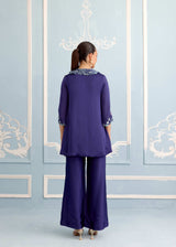 SAIRA CO-ORD SET - DEEP INDIGO