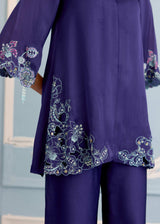 SAIRA CO-ORD SET - DEEP INDIGO