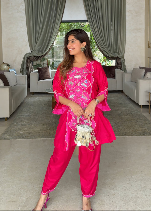 JASMINE CO-ORD SET - RED