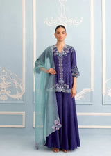 NAZM SHARARA SET - DEEP INDIGO
