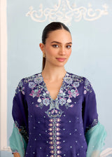 NAZM SHARARA SET - DEEP INDIGO