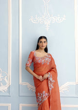 AARZOO SAREE - BURNT ORANGE