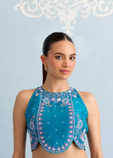 RUH BLOUSE - CERULEAN BLUE