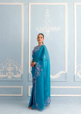 AARZOO SAREE - CERULEAN BLUE