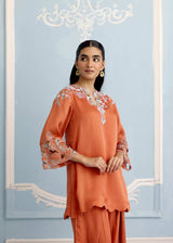 NAYAB FARSHI SET - BURNT ORANGE