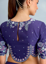RUH BLOUSE - DEEP INDIGO