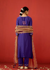 ZOYA KURTA SET - PURPLE