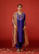 ZOYA KURTA SET - PURPLE