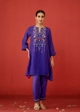 NURA KURTA SET - PURPLE