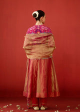 ZARIN ANARKALI SET - RED