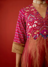 ZARIN ANARKALI SET - RED