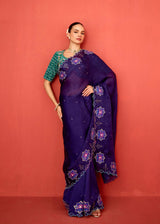 ZOHRA SAREE - PURPLE