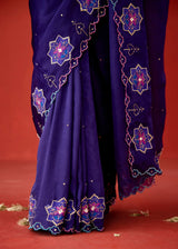 ZOHRA SAREE - PURPLE
