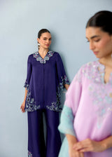 SAIRA CO-ORD SET - DEEP INDIGO