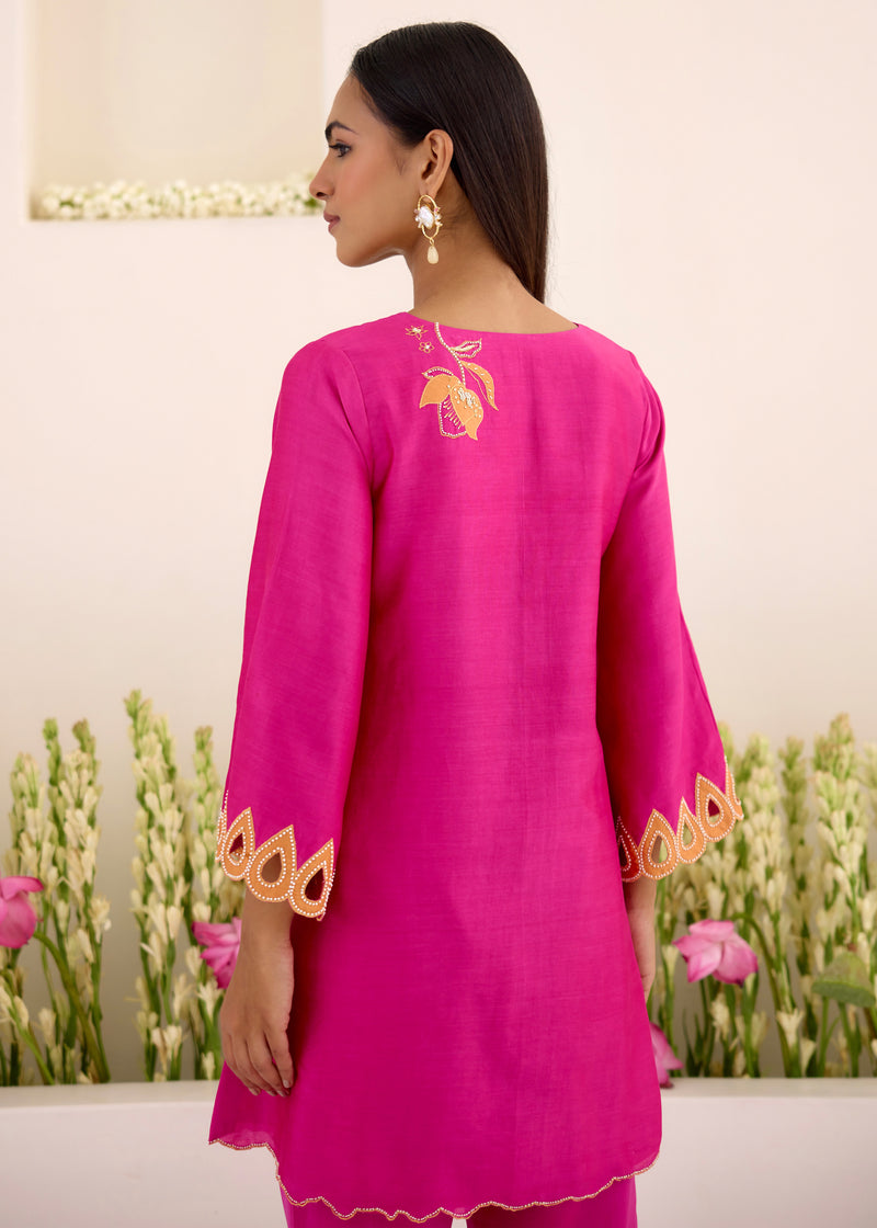 NELLI CO-ORD SET-PINK