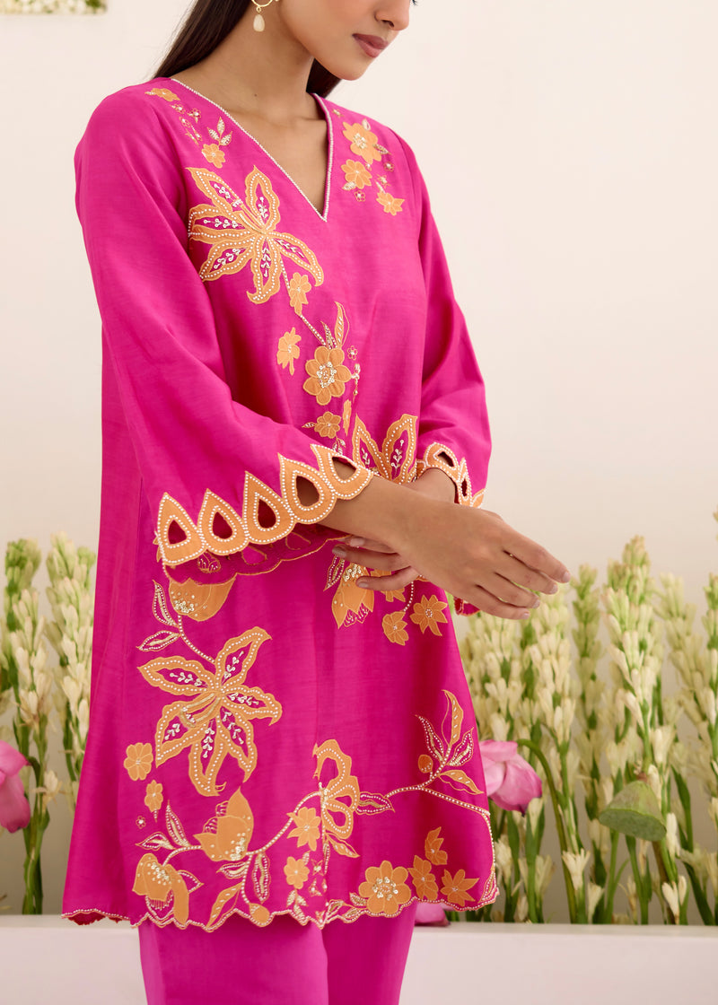 NELLI CO-ORD SET-PINK